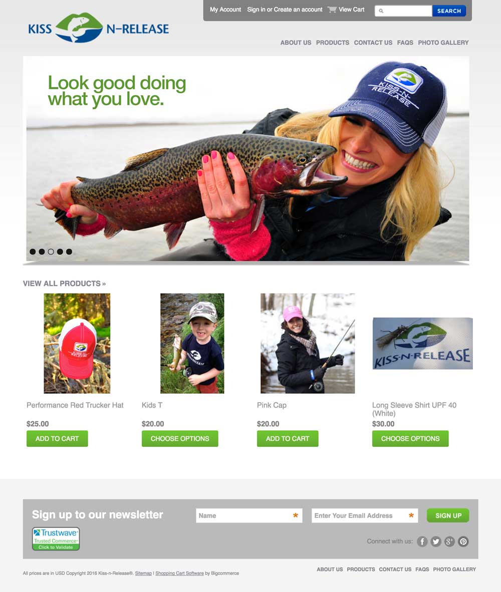 Kiss-n-Release-Fly-Fishing-Apparel-Website-Design-by-Doodl