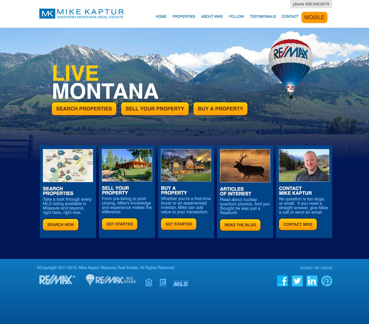 Mike-Kaptur-Montana-Real-Estate-Realtor-Website-Design-Development-by-Doodl