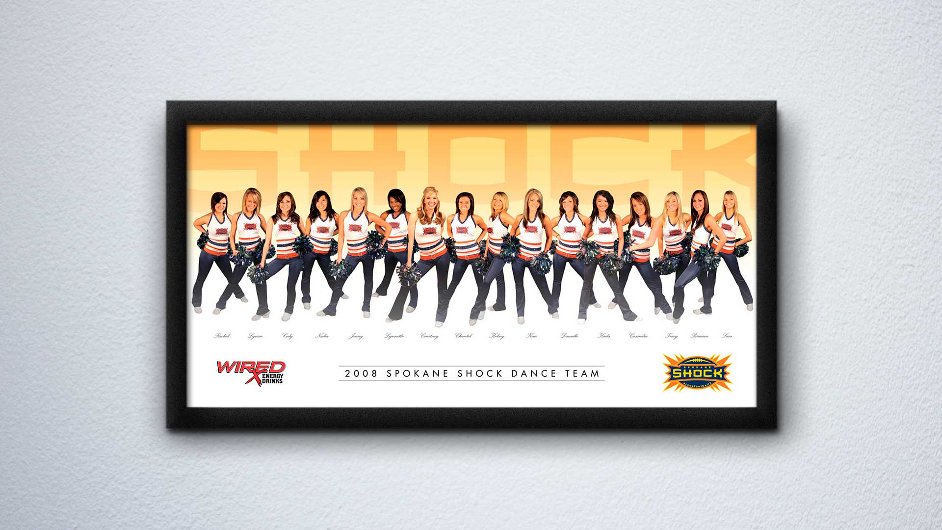 Spokane Shock Arena Football Dance Team Poster