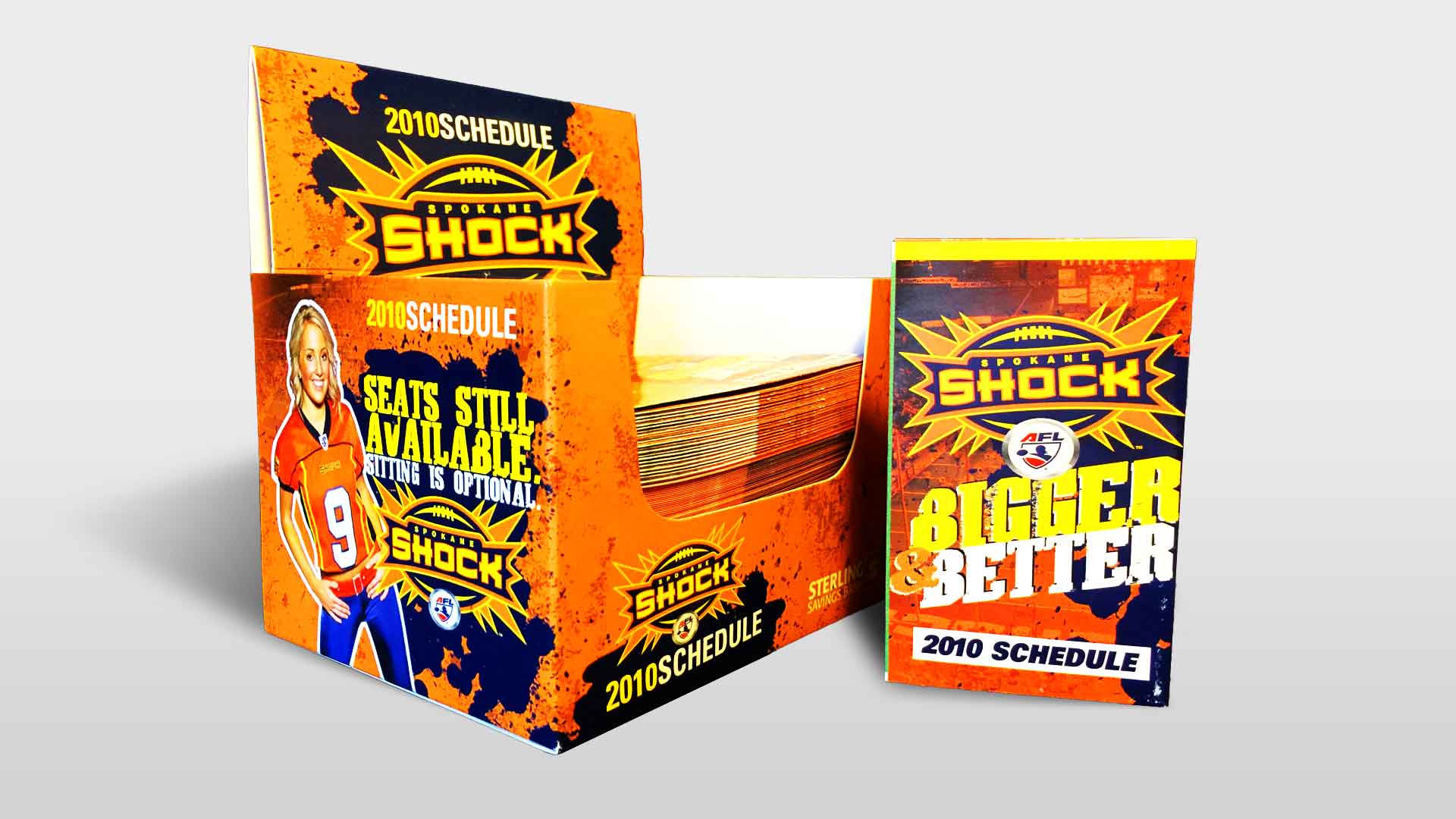 Spokane Shock Arena Football Pocket Schedule