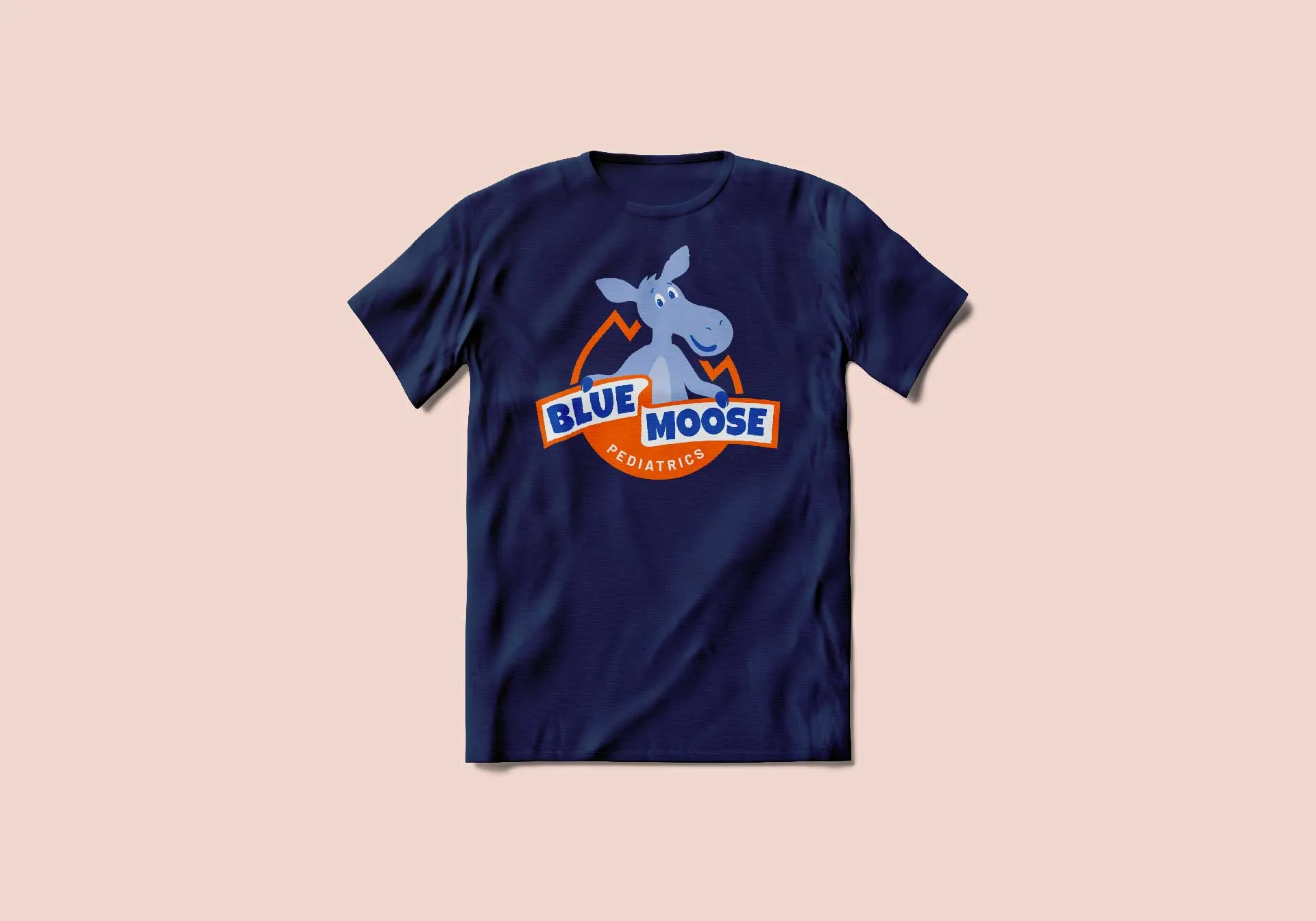 t-shirt design for Blue Moose Pediatrics