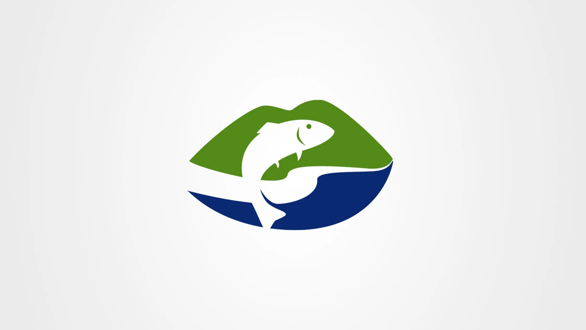 Logo-Design-Kiss-N-Release-Fishing-Mountain-Stream-Lips-by-Doodl